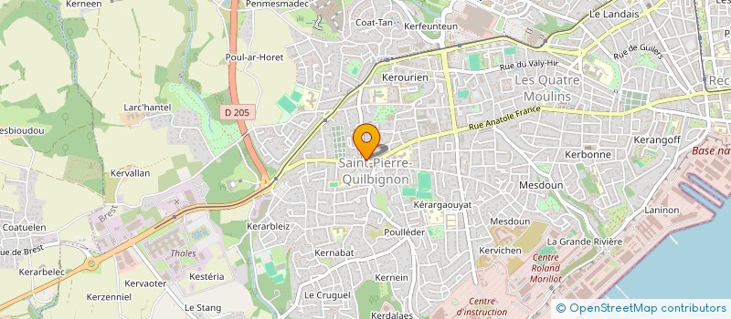 localisation de l'entreprise INDIVISION DERLY USANOVA à BREST