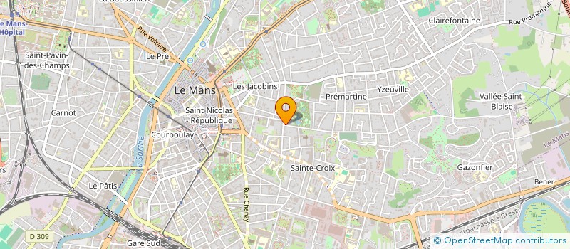 localisation de l'entreprise INDIVISION DEROUET LESUEUR  LE MANS