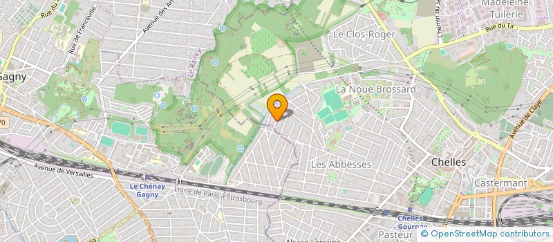 localisation de l'entreprise INDIVISION DEROUIN  CHELLES