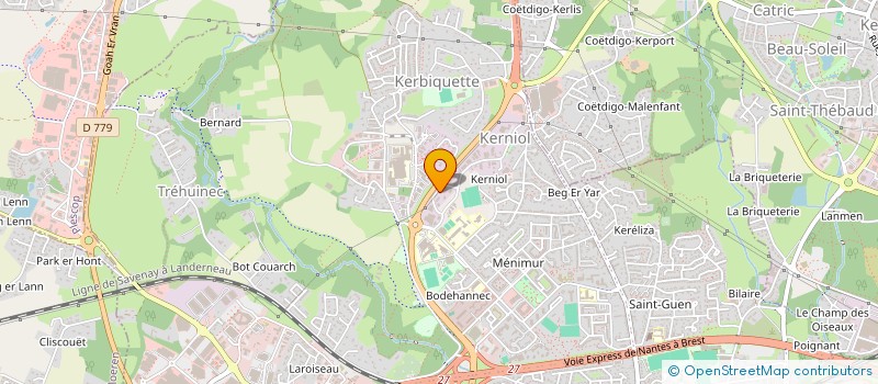 localisation de l'entreprise INDIVISION DERVELLE BODIN  VANNES