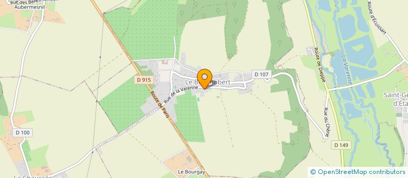 localisation de l'entreprise INDIVISION DES BOIS DU DOMAINE  LE BOIS-ROBERT