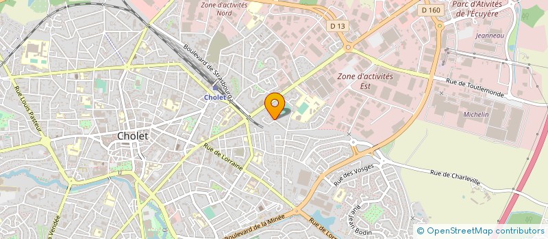 localisation de l'entreprise INDIVISION DES CONSORTS BLANCHARD à CHOLET