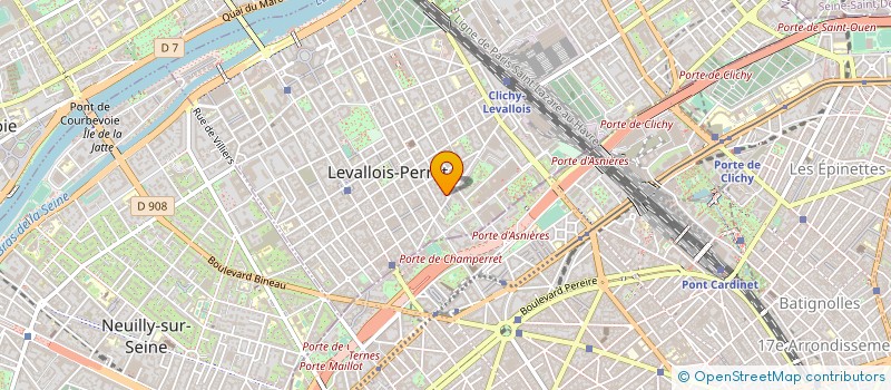 localisation de l'entreprise INDIVISION DES CONSORTS RIGAL à LEVALLOIS-PERRET