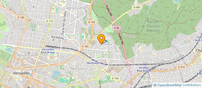 localisation de l'entreprise INDIVISION DES FRERES PROU à VERSAILLES