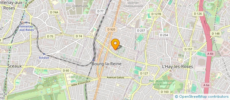 localisation de l'entreprise INDIVISION DES ROBERT à BOURG-LA-REINE