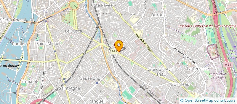 localisation de l'entreprise INDIVISION DESBAZEILLE PRIETO à TOULOUSE