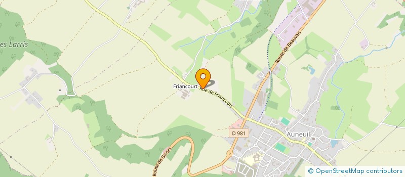 localisation de l'entreprise INDIVISION DESCAMPEAUX  AUNEUIL