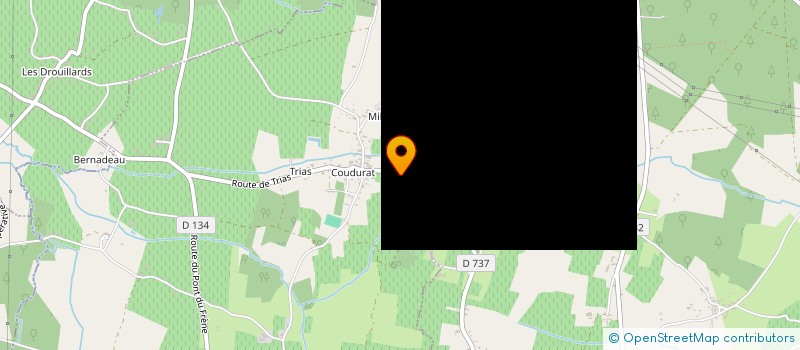 localisation de l'entreprise INDIVISION DESCAMPS ET MOREAU  SAINT-GIRONS-D'AIGUEVIVES