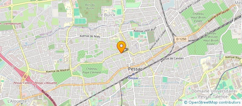 localisation de l'entreprise INDIVISION DESCAT ET MARIANI  PESSAC