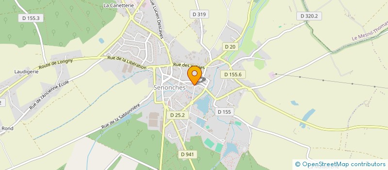 localisation de l'entreprise INDIVISION DESCLOS GERRER à SENONCHES