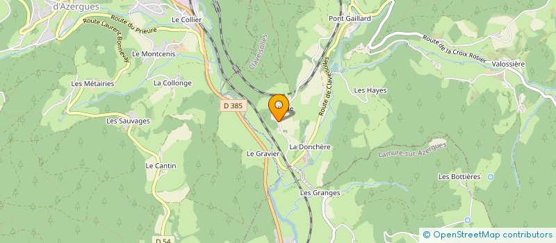 localisation de l'entreprise INDIVISION DESCOMBES VIGUE  CLAVEISOLLES