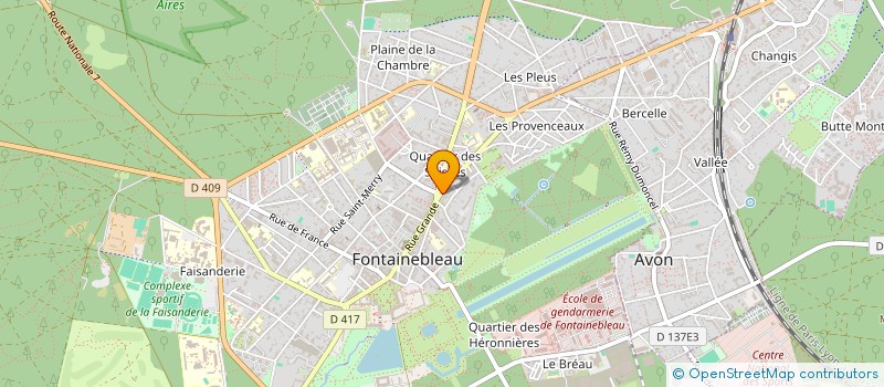 localisation de l'entreprise INDIVISION DESFORGES à FONTAINEBLEAU