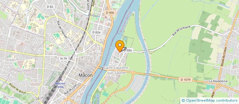 localisation de l'entreprise INDIVISION DESLIS / VIENNET  SAINT-LAURENT-SUR-SAONE