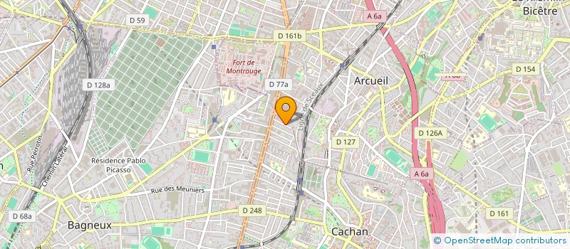 localisation de l'entreprise INDIVISION DESMARESCAUX  ARCUEIL