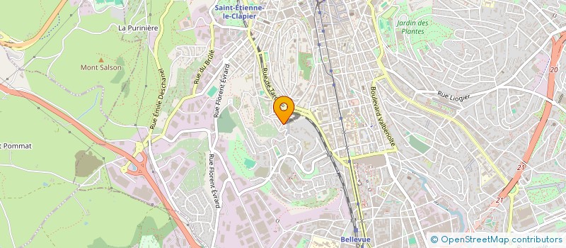 localisation de l'entreprise INDIVISION DESMOULINS CHEILLETZ  SAINT-ETIENNE