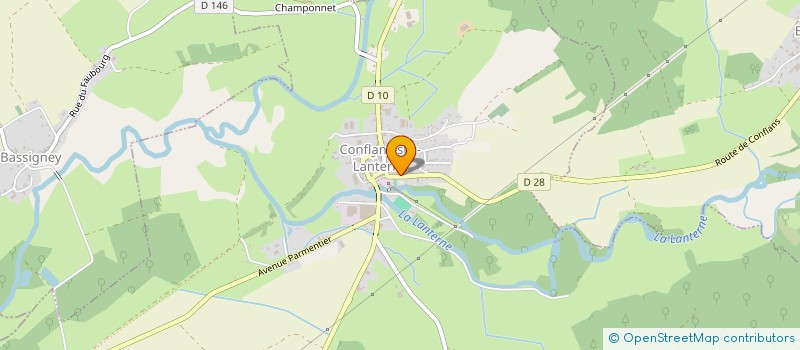 localisation de l'entreprise INDIVISION DESOCHE CUARTERO  CONFLANS-SUR-LANTERNE