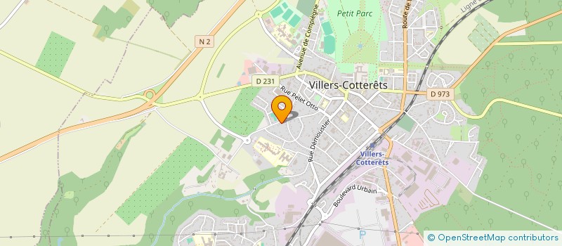 localisation de l'entreprise INDIVISION DESOUCHE T GLORIEUX I à VILLERS COTTERETS