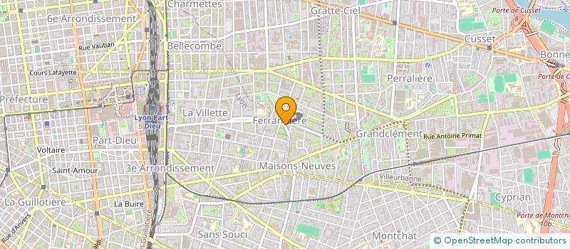 localisation de l'entreprise INDIVISION DESPLACES à VILLEURBANNE