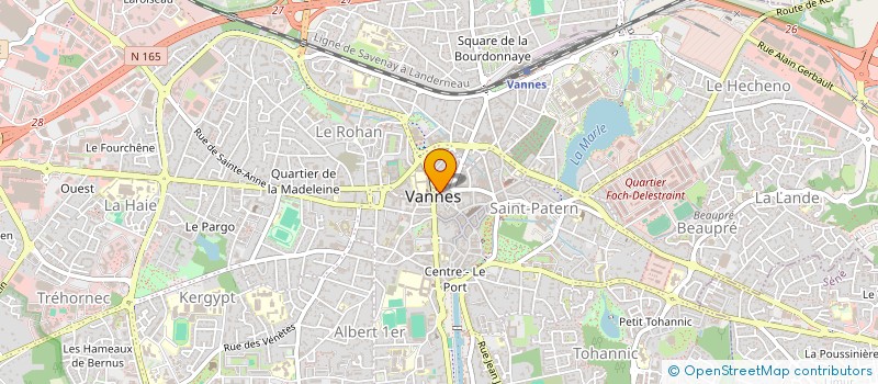 localisation de l'entreprise INDIVISION DESPLOUSSE à VANNES