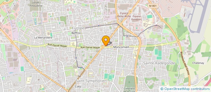 localisation de l'entreprise INDIVISION DESPRES NAU  TOURS
