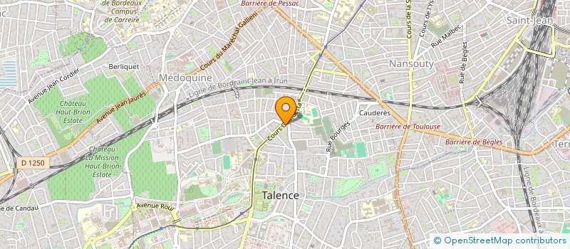 localisation de l'entreprise INDIVISION DESVIGNES  TALENCE