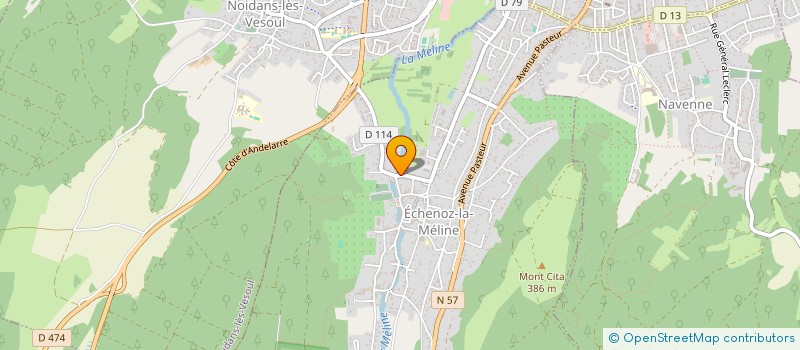 localisation de l'entreprise INDIVISION DETRIE XAVIER ET DAMIANI LEA  ECHENOZ-LA-MELINE