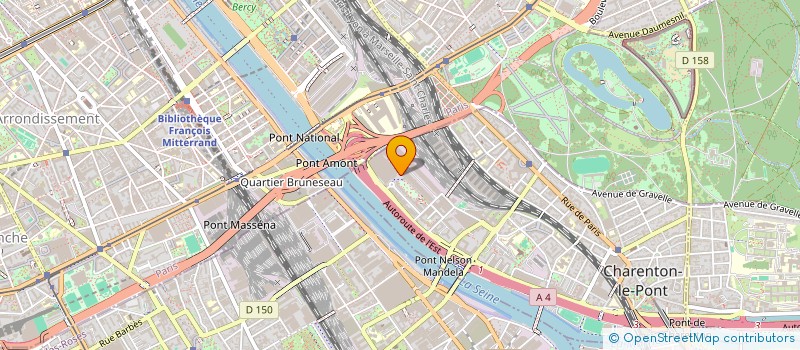 localisation de l'entreprise INDIVISION DEVEAUX BARANGER  CHARENTON-LE-PONT