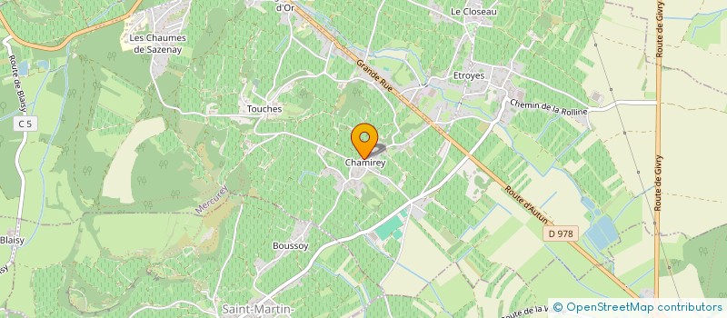 localisation de l'entreprise INDIVISION DEVILLARD  MERCUREY