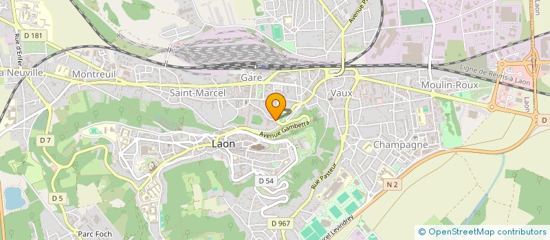 localisation de l'entreprise INDIVISION DEVOITINNE à LAON