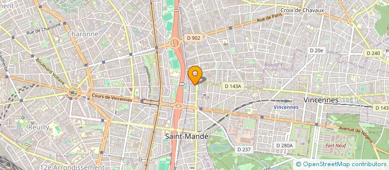 localisation de l'entreprise INDIVISION DEVRIES ET ROUGE à SAINT-MANDE