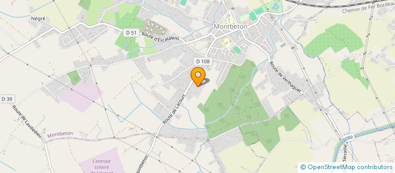 localisation de l'entreprise INDIVISION DEYSSARD OUDINET  MONTAUBAN