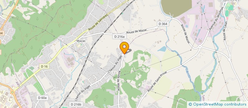 localisation de l'entreprise INDIVISION DHOUIBI- JAGGERS RADOLF  SAINT-PRIVAT-DES-VIEUX