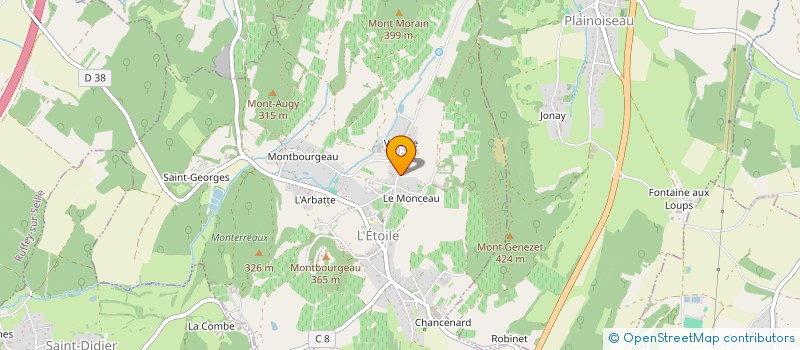 localisation de l'entreprise INDIVISION DHUICQ H / DODANE JPH  L'ETOILE