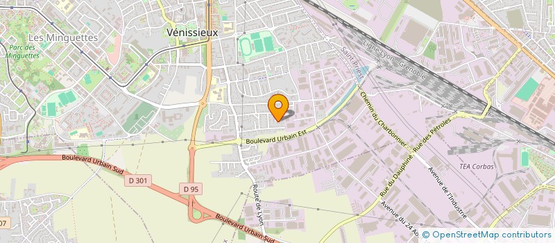 localisation de l'entreprise INDIVISION DI PALMA  VENISSIEUX