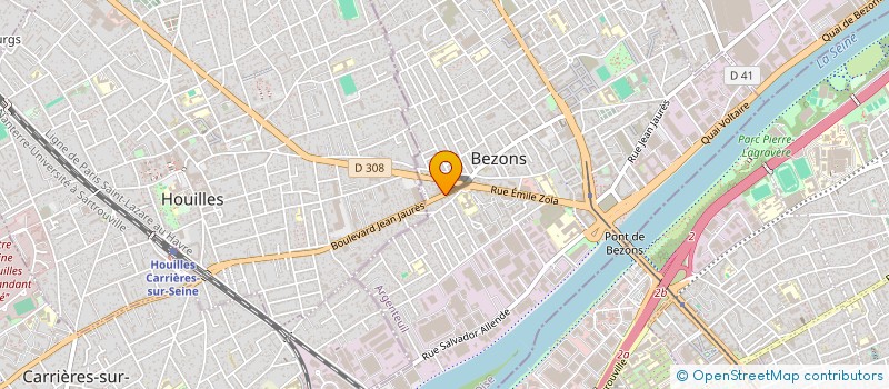 localisation de l'entreprise INDIVISION DIABY KHADIR  BEZONS