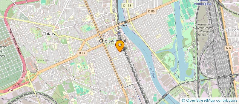 localisation de l'entreprise INDIVISION DIAKITE  CHOISY-LE-ROI