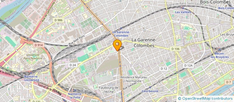 localisation de l'entreprise INDIVISION DIALLO BELIBI à LA GARENNE-COLOMBES