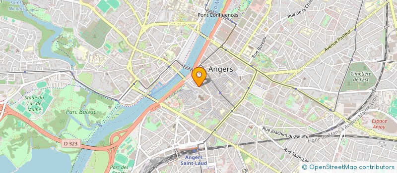 localisation de l'entreprise INDIVISION DIANE HEUZE & GUILLAUME LIMOUZINEAU à ANGERS