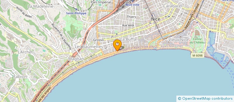 localisation de l'entreprise INDIVISION DIANE ROBERTSON ET NICK GEORGE  NICE