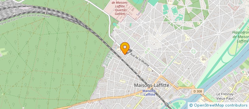 localisation de l'entreprise INDIVISION DIAS DA ROCHA ET AMIR  MAISONS-LAFFITTE