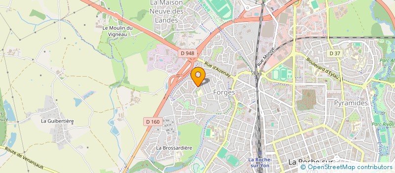 localisation de l'entreprise INDIVISION DICHE MEHDI ET LE BRETON LOUISE-MARIE  LA ROCHE-SUR-YON