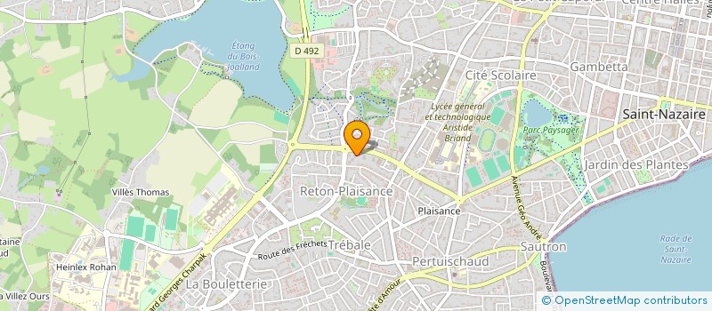 localisation de l'entreprise INDIVISION DIEDHIOU ASTOU & GUILLOTIN GAEL  SAINT-NAZAIRE