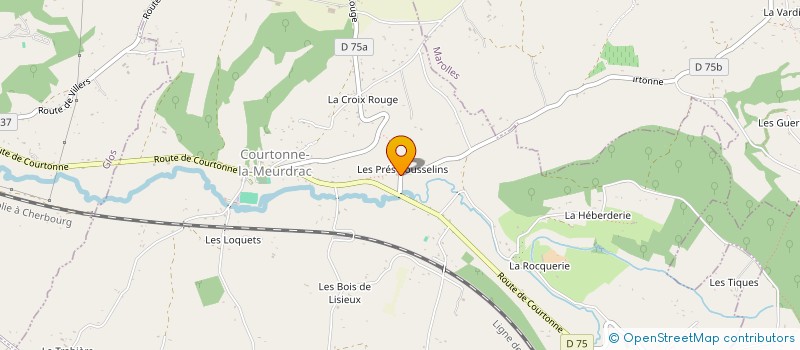 localisation de l'entreprise INDIVISION DIERICK JEAN-CHARLES ET JULIE  COURTONNE-LA-MEURDRAC