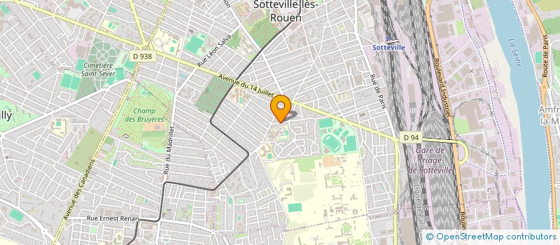 localisation de l'entreprise INDIVISION DIEUL CHOLIERE  SOTTEVILLE-LES-ROUEN