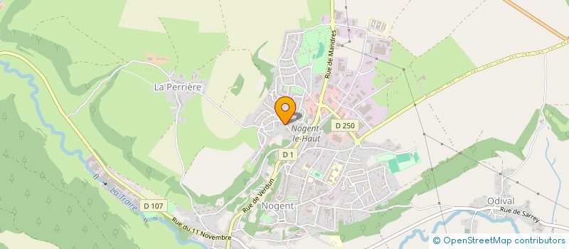 localisation de l'entreprise INDIVISION DIEZ DE THERAN à NOGENT