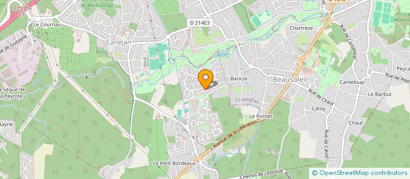 localisation de l'entreprise INDIVISION DIGLE LATASTE  CANEJAN