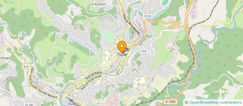 localisation de l'entreprise INDIVISION DIGNAC POUGET à TULLE
