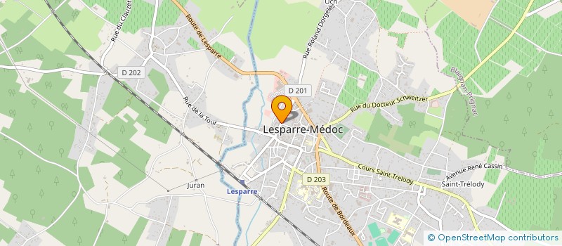 localisation de l'entreprise INDIVISION DIGNEAUX  LESPARRE-MEDOC
