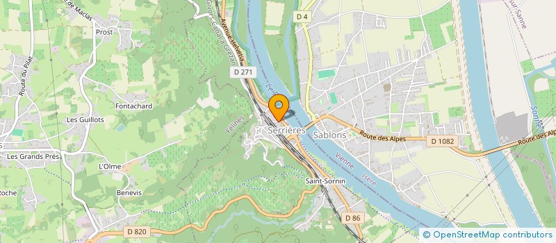 localisation de l'entreprise INDIVISION DIGONNET  SERRIERES