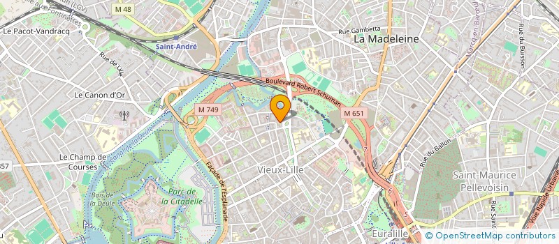 localisation de l'entreprise INDIVISION DIMITRI ET CHRISTOPHER à LILLE